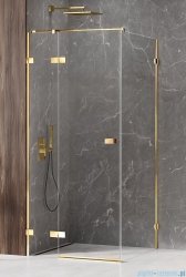 New Trendy Avexa Gold Shine kabina prostokątna 100x110x200 cm przejrzyste lewa EXK-1676