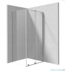 Deante Prizma Kabina prysznicowa prostokatna 100x90cm Stal szczotkowana KPNFP10S09