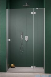 Radaway Essenza 8 Brushed Nickel Dwj drzwi wnękowe 110cm prawe szczotkowany nikiel/szkło przejrzyste 10480712-01-01R/10460337-91-01R