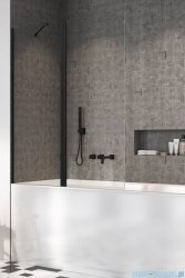 Radaway Nes Black Pnd II parawan nawannowy 100cm lewy czarny mat/szkło przejrzyste 10009100-54-01L