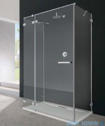 Radaway Euphoria KDJ+S Kabina przyścienna 80x80x80 lewa szkło przejrzyste + brodzik + syfon 383512-01L/383221-01L/383051-01/383031-01/SDC0808-01