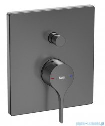 Roca Insignia bateria prysznicowa podtynkowa Brushed Titanium Black EVERLUX-PVD A5A0B3ANM0