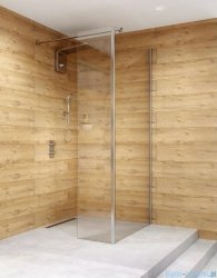 Clusi Ares kabina Walk-in z ścianką boczną 100x200 cm prawa przejrzyste  3329ARE100P