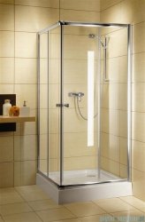 Radaway Classic C Kabina prysznicowa kwadratowa z drzwiami przesuwnymi 80x80 szkło brązowe 30060-01-08