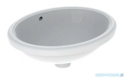 Geberit VariForm Umywalka owalna z przelewem 49,5x42cm 500.748.01.2