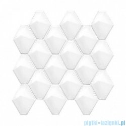 Dunin Mini Carat white płytka ścienna 28,5x27,3cm