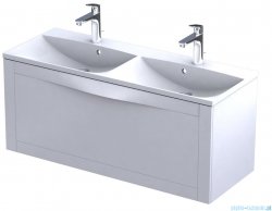 Oristo Skagen szafka z umywalką wisząca 119x50x45 biały mat OR49-SD1S-120-2/UME-AM-120-92-D