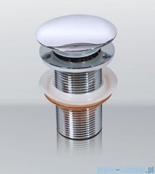 Massi korek klik klak duży bez przelewu chrom MSA-KK-03