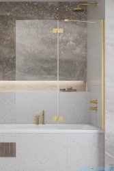Radaway Essenza Gold PND II parawan nawannowy 110cm prawy złoty połysk/przejrzyste 110002110-09-01R