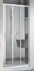 Kermi Cada XS drzwi przesuwne 3-częściowe z polem stałym prawe 110 cm CKG3R11020VPK