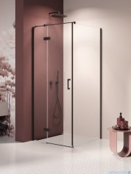 New Trendy Nesta Black kabina 110x100x200 cm lewa wspornik równoległy przejrzyste K-3717
