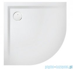 Sanplast Space Mineral brodzik półokrągły z powłoką 90x90x1,5cm+syfon 645-290-0430-01-002