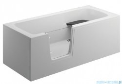 Polimat Vovo wanna prostokątna dla osób starszych 180x80cm 00016 wanny z drzwiczkami