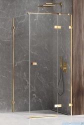 New Trendy Avexa Gold Shine kabina prostokątna 110x120x200 cm przejrzyste prawa EXK-1859