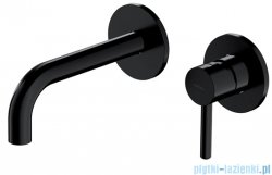 Omnires Y bateria umywalkowa element natynkowy czarny półmat Y1215HROBL