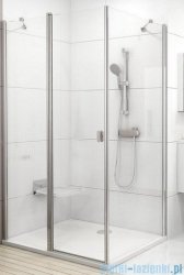 Ravak Chrome Prysznicowa ścianka stała CPS-80 satyna+transparent 9QV40U00Z1