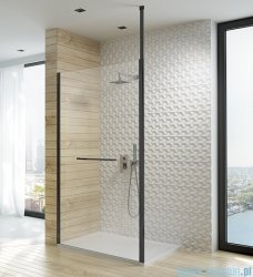 Sanplast Altus PI/ALTIIa kabina walk-in 90x212 cm czarny matowy 600-121-2531-59-401