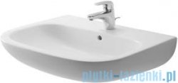 Duravit D-Code umywalka z przelewem z otworem na baterię 550x430 mm 231055 00 002