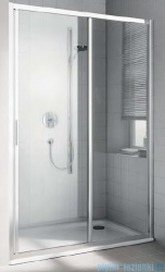 Kermi Cada XS drzwi przesuwne 2-częściowe z polem stałym prawe 140 cm CKG2R14020VPK
