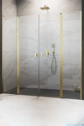 Radaway Nes DWD II Brushed Gold drzwi wnękowe 150cm W3 szczotkowane złoto 10037073-99-01/10041077-99-01