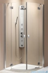 Radaway kabina Essenza PDD 100x80 szkło brązowe + Brodzik Patmos E lewy + syfon 32542-01-08N