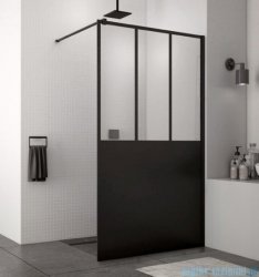 SanSwiss Loft Attic 69 kabina Walk In Easy 100cm profile czarne STR4P1000669