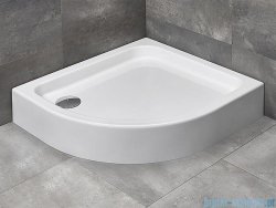 Radaway Brodzik półokrągły Siros E Compact 90x80 prawy z obudową SBE9817-1R