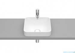 Roca Inspira Square umywalka blatowa 37cm biały matowy A32753R620