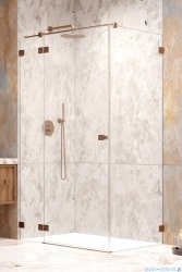 Radaway Essenza Pro Brushed Copper Kdj kabina 120x75cm lewa szczotkowana miedź 10097120-93-01L/10098075-01-01