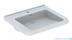 Geberit Selnova Comfort Square Umywalka bez barier z otworem na baterię, z przelewem 65x55cm 500.788.01.7