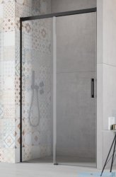 Radaway Idea Black Dwj drzwi wnękowe 105cm lewe czarny mat/szkło przejrzyste 387021-54-01L
