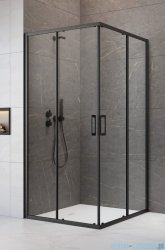 Radaway Premium Pro Black Kdd  kabina 80x100cm czarny mat/szkło przejrzyste 1017080-54-01L/1017100-54-01R