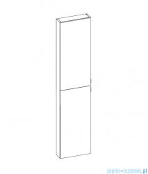 Elita For All słupek wiszący 40x180x12cm Canela Oak 167977