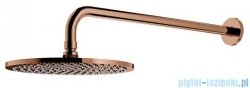 Omnires SlimLine Deszczownica mosiężna 1-funkcyjna ø 25 cm z ramieniem miedź WGSET1CP