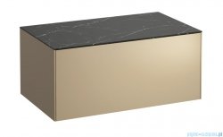 Laufen SONAR szafka pod umywalkę 77x45 cm Złoty lakierowany/Czarna Marquina H4054100341401