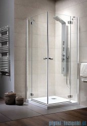 Radaway Kabina prysznicowa Fuenta KDD 80x90 szkło intimato 381066-12R