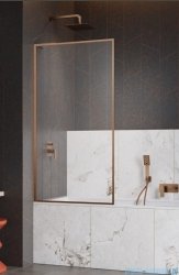 Radaway Modo F SL Brushed Copper PNJ II parawan nawannowy 90cm lewy szczotkowana miedź/przejrzyste 10406090-93-01L