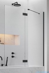 Radaway Essenza Black Pnd II parawan nawannowy 100cm prawy szkło przejrzyste 110002100-54-01R