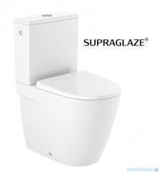 Roca Ona Rimless miska do kompaktu biały SUPRAGLAZE A342688S00