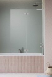 Radaway Essenza 8 SL Brushed Nickel PND II parawan nawannowy 130cm prawy szczotkowany nikiel/przejrzyste 10500130-91-01R