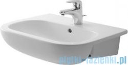 Duravit D-Code umywalka wpuszczana w blat z przelewem z trzema otworami na baterię 550x440 mm 033955 00 30
