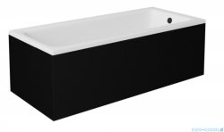 Besco Obudowa do wanny Talia  CZARNY mat 160x75 #OAT-160-PKC