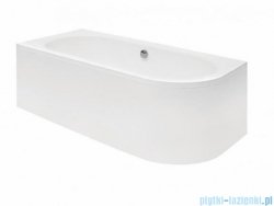 Besco Avita 160x75cm wanna asymetryczna lewa + obudowa + syfon #WAV-160-NL/OAV-160-NS/19975