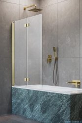 Radaway Nes Pnd I Brushed Gold parawan nawannowy 120cm lewy szczotkowane złoto 10010120-99-01L