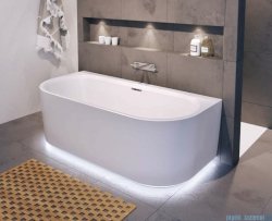 Riho Desire Back2wall LED wanna przyścienna z hydromasażem Sparkle Mood i oświetleniem 180x84cm B089004005