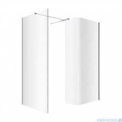 Excellent Vidoq walk-in kabina prysznicowa gięta, ścianka prosta 100cm, ścianka gięta 83cm chrom KAEX.1507.K.1000.0830.CR