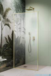 Radaway Modo F SL Brushed Gold II kabina Walk-in 105x201,6cm lewa Szczotkowane Złoto szkło przejrzyste 10419105-99-01L