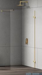 New Trendy Eventa Gold Shine kabina walk-in 80x200 cm przejrzyste Złoty połysk EXK-4839