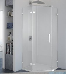 SanSwiss Pur PUT51 Ścianka boczna do kabiny 5-kątnej 30-100cm profil chrom szkło przezroczyste PUT51SM11007 