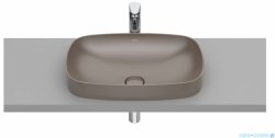 Roca FINECERAMIC umywalka wpuszczana w blat cienkościenna Soft 55x37 cafe A327504660